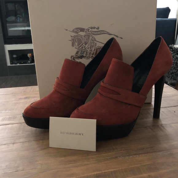 BURBERRY English Heritage Ryfold Platform Pump - Picture 2 of 8